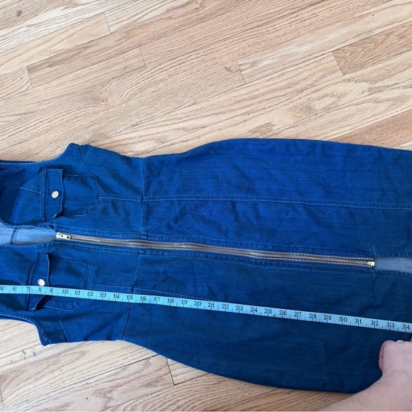 Haute Monde Indigo Denim Dress Size S - Picture 8 of 9